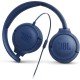 JBL Tune 500 Wired on-ear headphones Blue