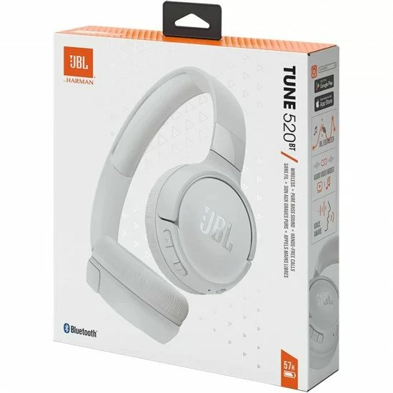 JBL Tune 520BT Wireless On-Ear Headphones, with JBL Pure Bass