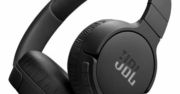 JBL Tune 670 NC Adaptive Noise Cancelling Wireless On-Ear Headphones Black,