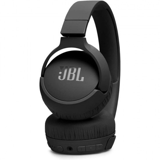 JBL Tune 670 NC Adaptive Noise Cancelling Wireless On-Ear Headphones Black