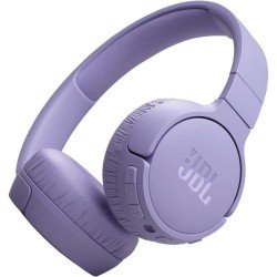 JBL Tune 670 NC Adaptive Noise Cancelling Wireless On-Ear Headphones Purple