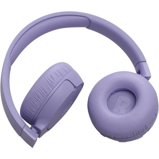 JBL Tune 670 NC Adaptive Noise Cancelling Wireless On-Ear Headphones Purple