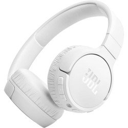 JBL Tune 670 NC Adaptive Noise Cancelling Wireless On-Ear Headphones White