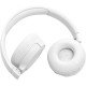 JBL Tune 670 NC Adaptive Noise Cancelling Wireless On-Ear Headphones White
