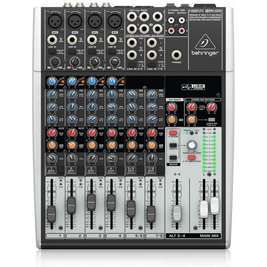 Behringer XENYX 1204USB - 12-Input USB Audio Mixer Behringer XENYX 1204USB - 12-Input USB Audio Mixer