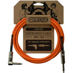 Orange CA035 Crush Angle to Straight Instrument Cable - 10 Foot