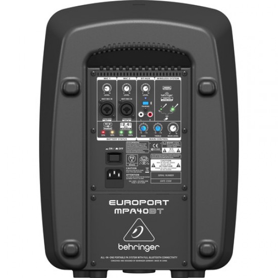Behringer MPA40BT 40W Portable PA System