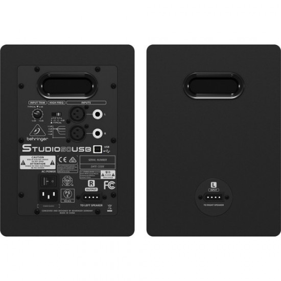 Behringer Studio 50USB 5 inch Powered Studio Monitors with USB Behringer Studio 50USB 5 inch Powered Studio Monitors with USB