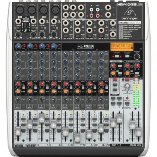 Behringer Xenyx X2222USB Mixer with USB and Effects