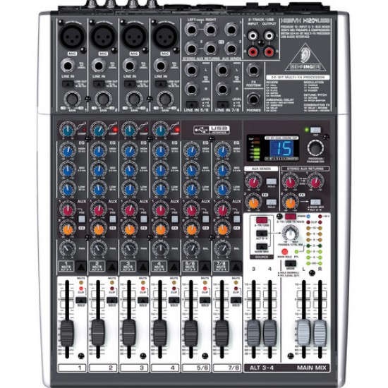 Behringer Xenyx X1204USB Mixer with USB and Effects