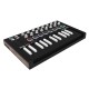 Arturia MiniLab MKII Inverted - Portable USB-MIDI Controller Black - 25-note USB Mini Keyboard Controller with 16 Encoders