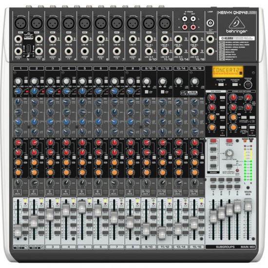 Behringer Xenyx QX2442USB Mixer with USB and Effects