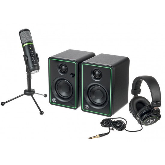 Mackie Creator Bundle with USB Microphone and Monitors