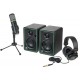 Mackie Creator Bundle with USB Microphone and Monitors