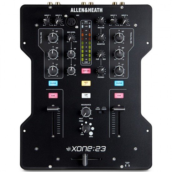 Allen & Heath XONE :23 DJ Mixer 2 channels w dual phono/line input 2 mix