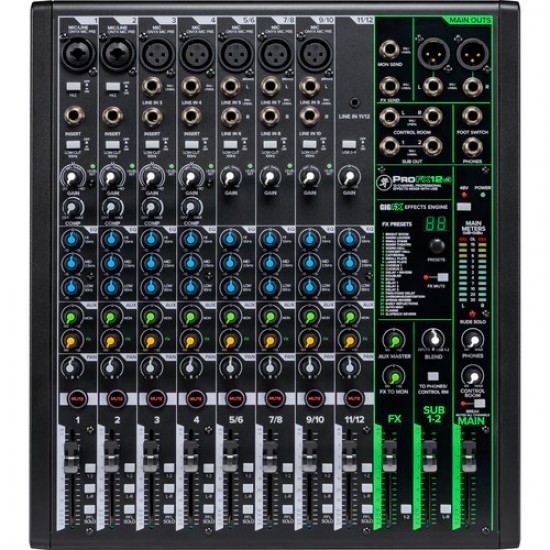 Mackie ProFX12v3 12-channel Mixer with USB and Effects