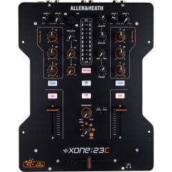 Allen & Heath XONE:23C DJ Mixer w integral soundcard 2 channels w dual phono /line inputs 2 mix output