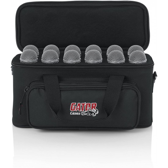 Gator GM12B 12 Hole Microphone Bag