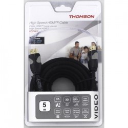 Thomson High Speed HDMI Cable, plug - plug, gold-plated, 5.0 m