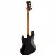 Fender 0370456510 Squier FSR Contemporary Active Jazz Bass® HH Roasted Maple Fingerboard Flat Electric Guitar - Black Fender 0370456510 Squier FSR Contemporary Active Jazz Bass® HH Roasted Maple Fingerboard Flat Electric Guitar - Black