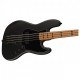 Fender 0370456510 Squier FSR Contemporary Active Jazz Bass® HH Roasted Maple Fingerboard Flat Electric Guitar - Black Fender 0370456510 Squier FSR Contemporary Active Jazz Bass® HH Roasted Maple Fingerboard Flat Electric Guitar - Black
