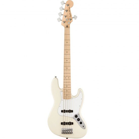 Fender 0378652505 Squier Affinity Jazz Bass Electric Guitar V MN WPG - Olympic White Fender 0378652505 Squier Affinity Jazz Bass Electric Guitar V MN WPG - Olympic White