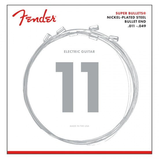 Fender 0733250403 -3250M 11-49 Super Bullets Electric Guitar Strings - Guages