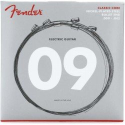 Fender 0730255403 - 255L Classic Core NPS Ball End Electric Guitar Strings - .009-.042 Light