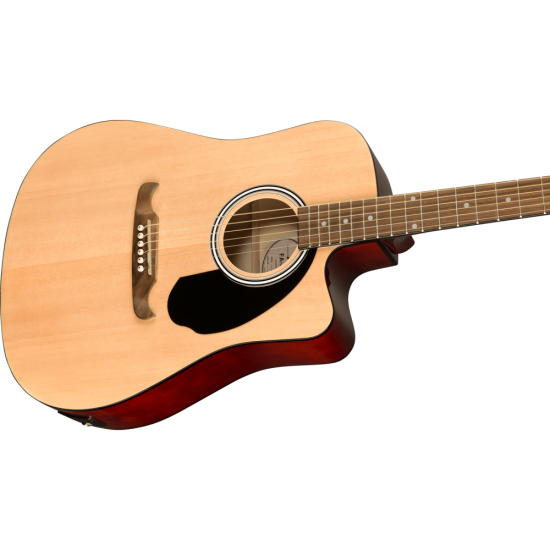 Fender 0971113221 - FA-125CE Dreadnought Acoustic Guitar with Walnut Fingerboard - Natural    