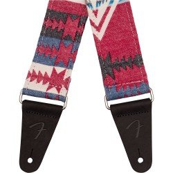 Fender 2" Zion Guitar Strap 0992132552 - Red Aztec