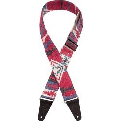 Fender 2" Zion Guitar Strap 0992132552 - Red Aztec