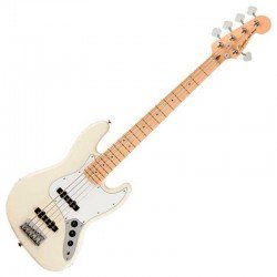 Fender 0378652505 Squier Affinity Jazz Bass Electric Guitar V MN WPG - Olympic White   