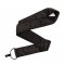 D'Addario 20T01CL Woven 2" Classical Guitar Strap - Black Satin  