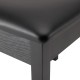 On-Stage Keyboard/Classic Piano Bench - Black