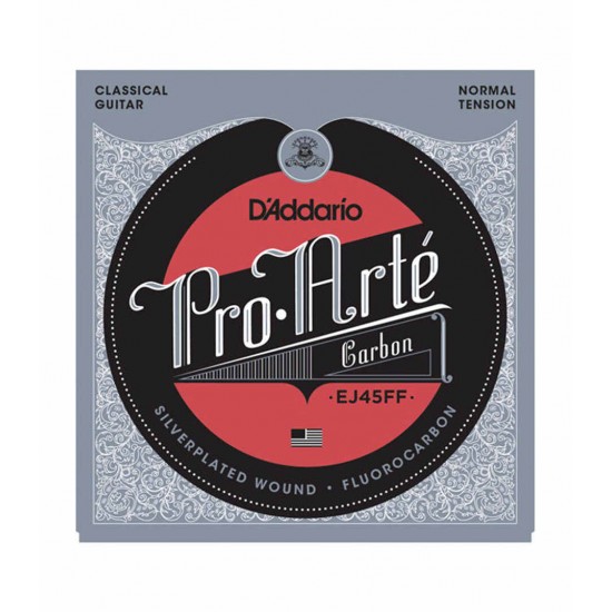 D'Addario EJ45FF Pro-Arte Carbon, Dynacore Normal Tension Classical Guitar String D'Addario EJ45FF Pro-Arte Carbon, Dynacore Normal Tension Classical Guitar String