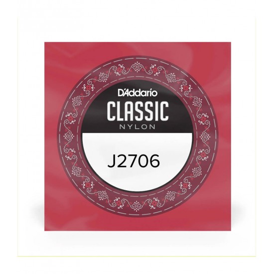 D'Addario J2706 Single Silver Wound 043/J27 6th Normal Tension D'Addario J2706 Single Silver Wound 043/J27 6th Normal Tension