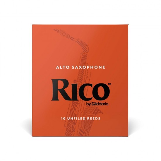 D'Addario RJA1015 Rico Alto Sax Reeds - Strength 1.5 (10-Pack)