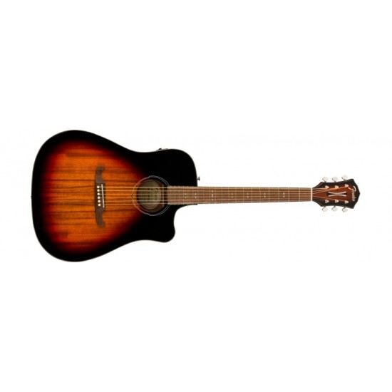 Fender 0971313050 Limited Edition FA-325CE Dao Exotic Electro Acoustic Guitar - 3-Tone Sunburst