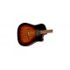 Fender 0971313050 Limited Edition FA-325CE Dao Exotic Electro Acoustic Guitar - 3-Tone Sunburst