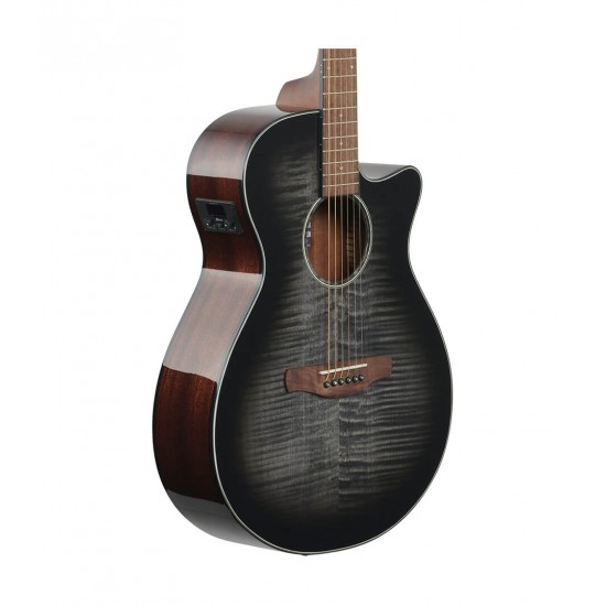 Ibanez  AEG70-TCH  Acoustic-Electric Guitar - Transparent Charcoal Burst High Gloss