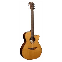 Lag T118ACE Tramontane Auditorium Cutaway Electro Acoustic Guitar - Natural Finish