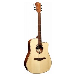 Lag T70DCE Tramontane Series Dreadnought Electro Cutaway Acoustic Guitar - Natural Finish