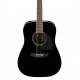 Ibanez PF15-BK Acoustic Guitar - Black High Gloss Finish