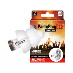 Alpine PartyPlug Pro Natural Earplugs (111.21.600)