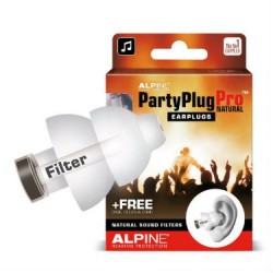 Alpine PartyPlug Pro Natural Earplugs (111.21.600)