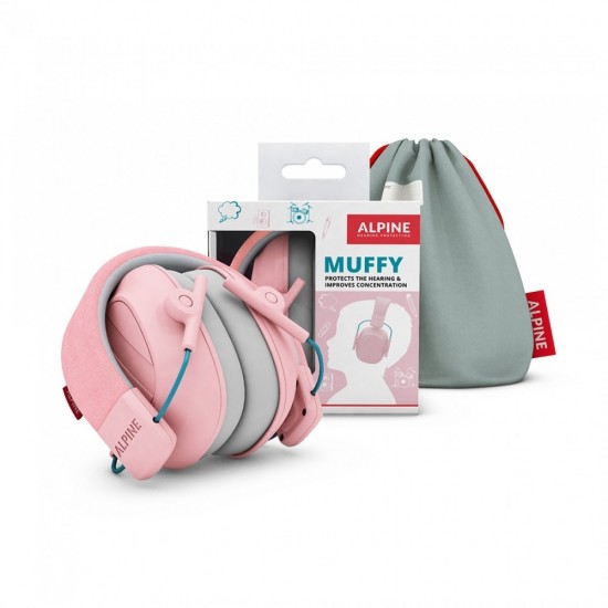 Alpine Kids Muffy Protection Headphones Pink Color (111.82.351)