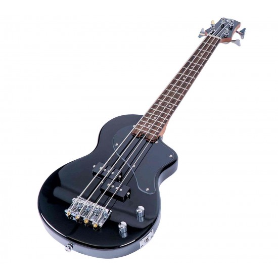 Blackstar BA227016-Z Carry-On ST Bass Travel Guitar - Jet Black