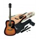 Ibanez V50NJP-VS Jampack Acoustic Guitar Package - Vintage Sunburst Finish