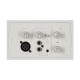 Cloud LM-2W Active Input Plate with 1 stereo Line Input (phono and 3.5mm jack socket ) White  