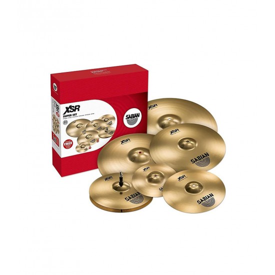 Sabian XSR Super Cymbal Set with 10" Splash & 18" Fast Crash FREE - XSR5007SB